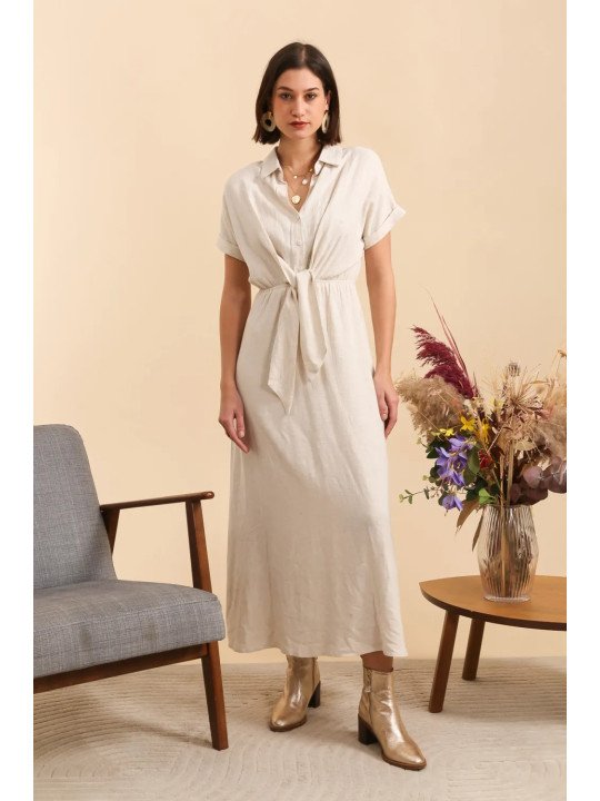 LONG SHIRT DRESS