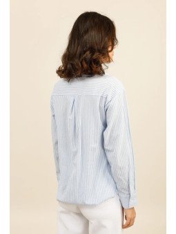 Women's Loose Fit Shirt with Chest Pocket