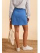 High-waisted mini skirt
