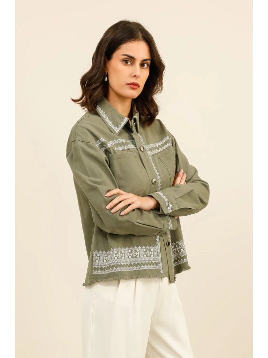 Veste brodée