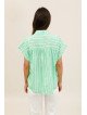 Chemise fluide à manches courtes coupe ample