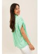 Chemise fluide à manches courtes coupe ample