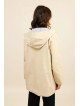 Damen-Parka in mittlerer Länge mit Kapuze und Taschen