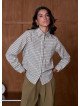 Chemise Femme Coupe Droite à Col Classique