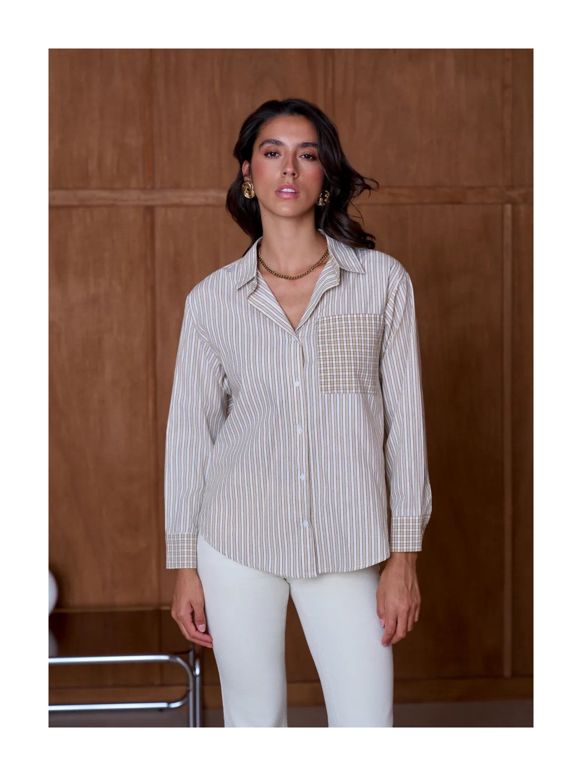 Chemise femme oversize 100 % coton