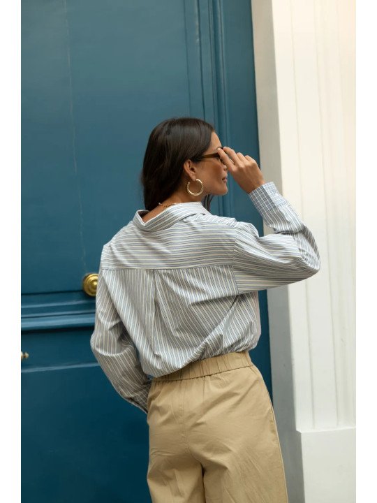 Oversize-Damenhemd, 100 % Baumwolle
