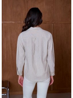 Chemise femme oversize 100 % coton