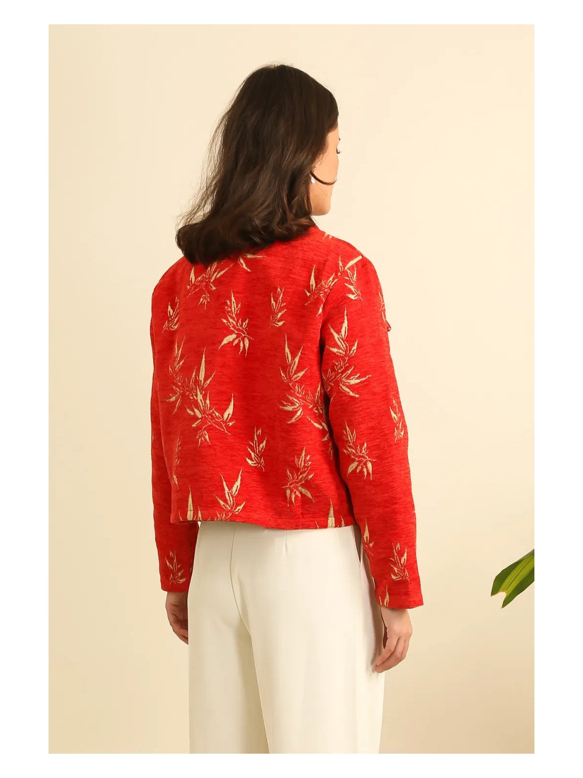VESTE JACQUARD