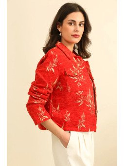 VESTE JACQUARD