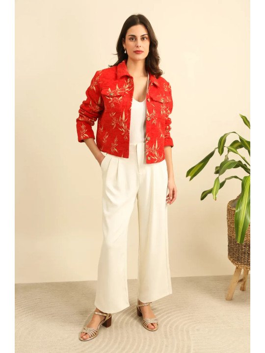VESTE JACQUARD