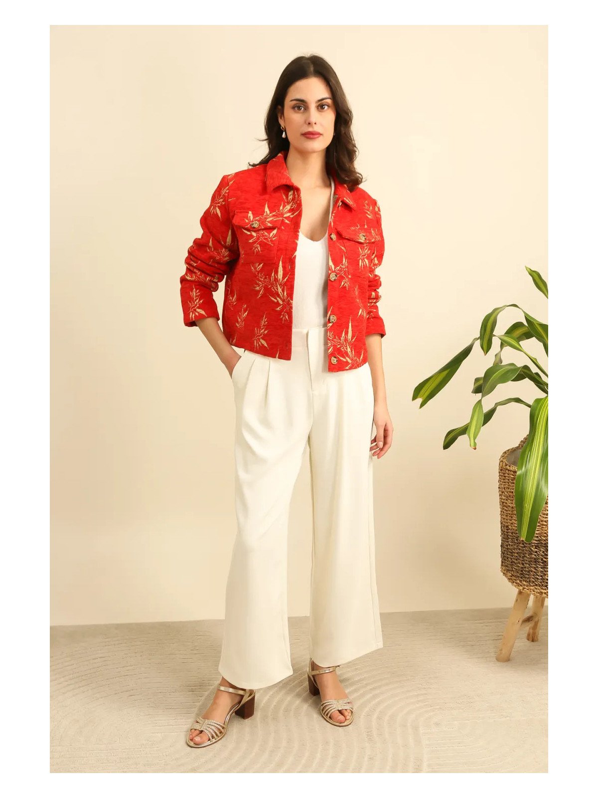 VESTE JACQUARD