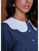 Women's Shirt with Large Scalloped Collar