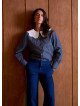Women's Shirt with Large Scalloped Collar