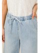 Women's wide-leg trousers 100% lyocell