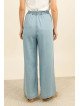 Pantalon large 100 % lyocell femme