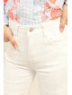 Damenjeans mit hohem Bund und weitem Bein