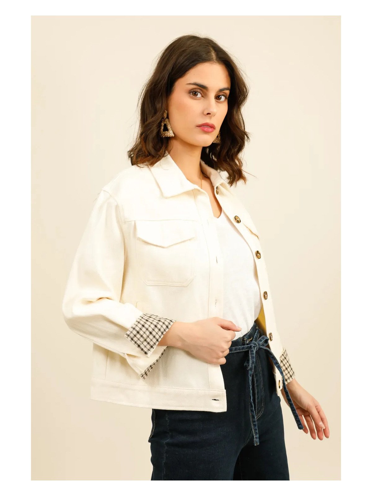 SHORT SAHARIAN-STYLE JACKET