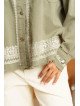 Surchemise Femme Ample en Toile à Poches Plaquées
