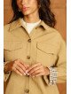 Damen-Canvasjacke mit Brusttaschen