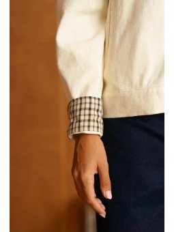 Women's Canvas Jacket with Chest Pockets