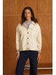 Damen-Canvasjacke mit Brusttaschen