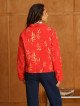 Kurze, strukturierte Damenjacke mit Taschen