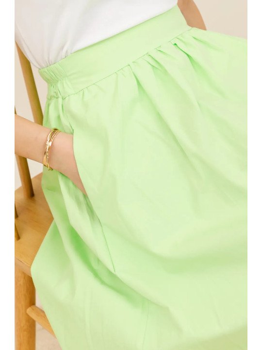Women's High-Waisted Flared Maxi Skirt
